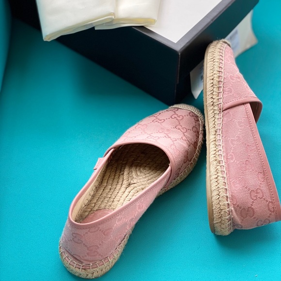 Gucci GG Espadrilles Miro Soft Pink - Picture 1 of 6